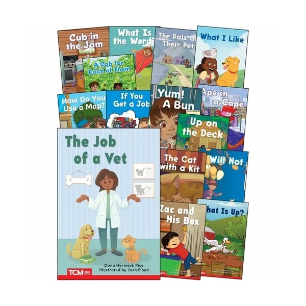 Shell Education Teacher Created Materials Book Set, Decodable, Pre-K to K, Part B, 15/ST, 15PK SHL145497 - main